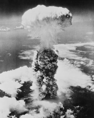 Mushroom cloud over Hiroshima