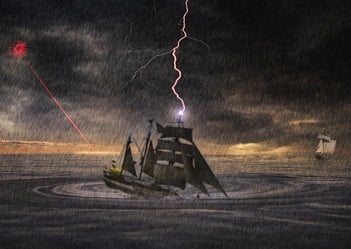 The Church Ship in danger