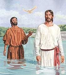 The baptism of Jesus